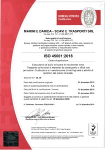 ISO 45001 Marini e Darida